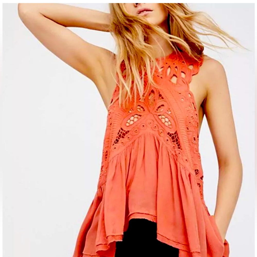 NWOT Free People Abbey Lane top
